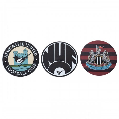 Front - Newcastle United FC Retro Fridge Magnet Set (Pack of 3)