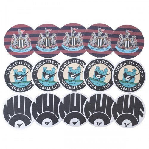 Front - Newcastle United FC Retro Beer Mat (Pack of 15)