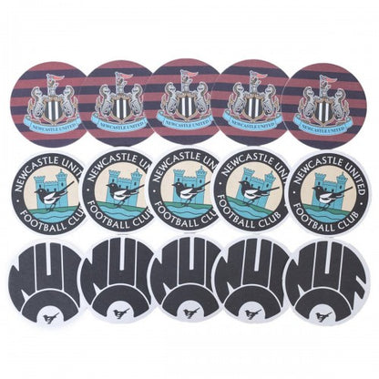 Front - Newcastle United FC Retro Beer Mat (Pack of 15)