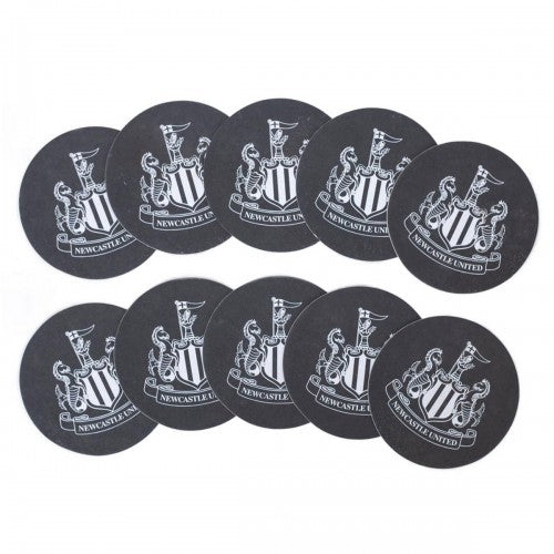 Front - Newcastle United FC Beer Mat (Pack of 10)