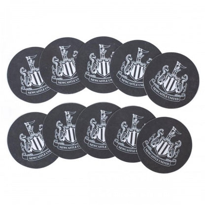 Front - Newcastle United FC Beer Mat (Pack of 10)