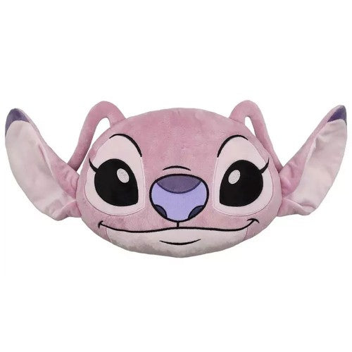 Front - Lilo & Stitch Shaped Angel Filled Cushion