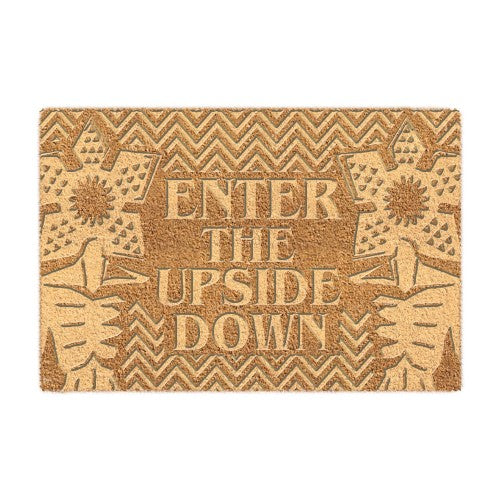Front - Stranger Things Enter The Upside Down Embossed Door Mat
