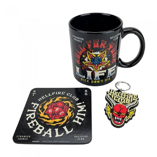 Front - Stranger Things Hellfire Club Mug and Coaster Set