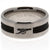 Front - Arsenal FC Black Inlay Ring