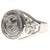 Front - Celtic FC Silver Plated Crest Ring