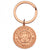 Front - Leicester City FC Rose Gold Plated Keyring