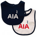 Front - Tottenham Hotspur FC Baby Bibs (Pack Of 2)