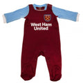 Front - West Ham United FC Baby Sleepsuit