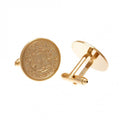 Front - Leicester City FC Gold Plated Cufflinks