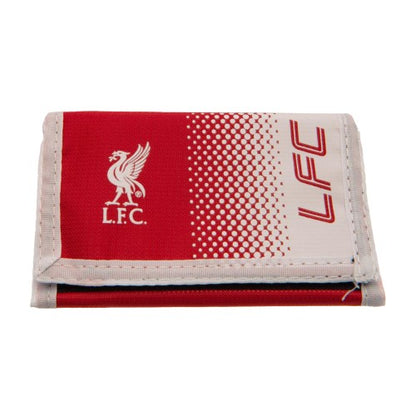 Front - Liverpool FC Touch Fastening Fade Design Nylon Wallet