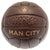 Front - Manchester City FC Retro Leather Heritage Football