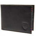 Front - Arsenal FC Mens Leather Stitched Wallet