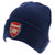 Front - Arsenal FC Unisex Adults TU Crest Knitted Hat