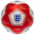 Red - Back - England FA Football Signature