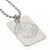 Front - Celtic FC Silver Plated Dog Tag and Chain