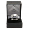 Silver - Back - Tottenham Hotspur FC Band Ring