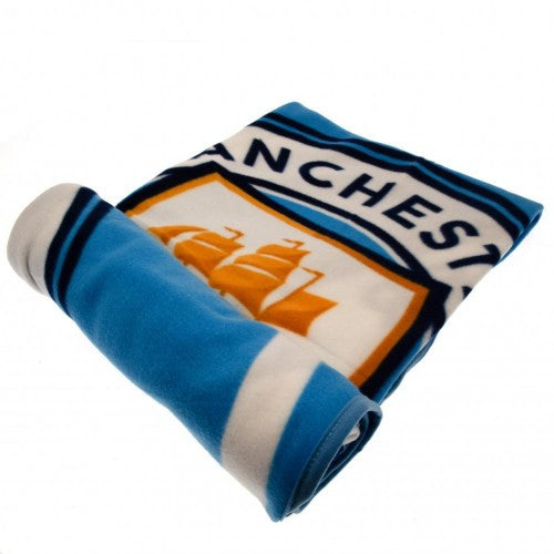 Front - Manchester City FC Official PL Fleece Blanket