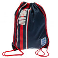 Front - England FA Stripe Drawstring Bag