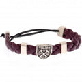 Front - West Ham United FC Unisex Adult Slider Bracelet