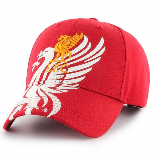 Front - Liverpool FC Unisex Adult Baseball Cap