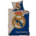 Front - Real Madrid CF Crest Duvet Cover Set