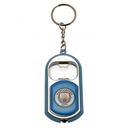Front - Manchester City FC Key Ring Torch Bottle Opener