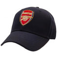 Front - Arsenal FC Unisex Adult Crest Baseball Cap