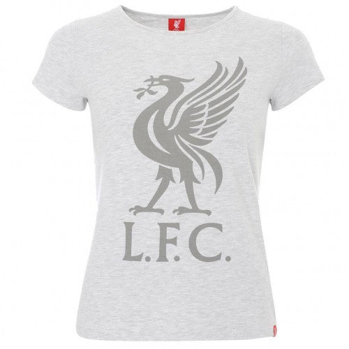 Front - Liverpool FC Womens/Ladies Liver Bird T-Shirt