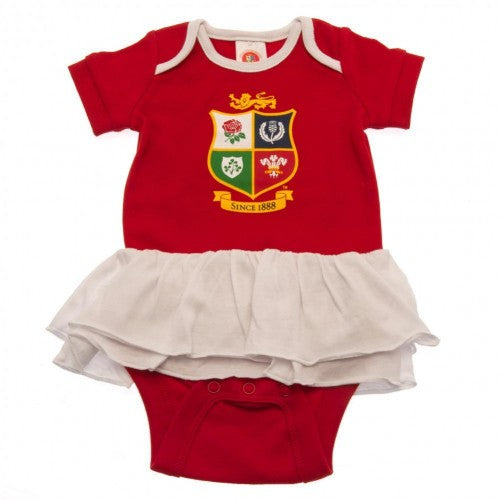 Front - British & Irish Lions Baby Tutu Skirt Bodysuit
