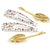Front - Harry Potter Golden Snitch Hair Clip Set (Pack of 4)