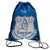 Front - Everton FC Crest Gym Drawstring Bag