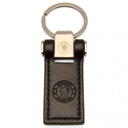 Front - Chelsea FC Leather Keyring