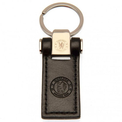 Front - Chelsea FC Leather Keyring