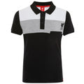 Front - Liverpool FC Childrens/Kids Colour Block Polo Shirt