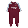 Front - West Ham United FC Baby Sleepsuit