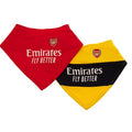 Front - Arsenal FC Baby Bibs Set (Pack of 2)