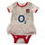 Front - England RFU Baby Crest Tutu Skirt Bodysuit