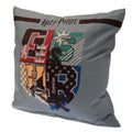 Front - Harry Potter House Mascots Crest Filled Cushion