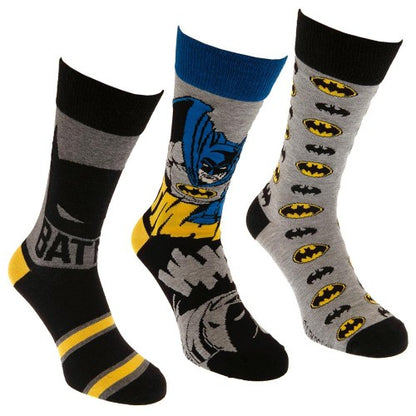 Front - Batman Mens Socks (Pack of 3)