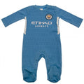 Front - Manchester City FC Baby Sleepsuit