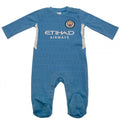 Front - Manchester City FC Baby Sleepsuit