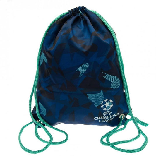 Front - UEFA Champions League Abstract Drawstring Bag