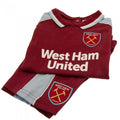 Front - West Ham United FC Baby Crest Shorts & Top Set
