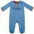 Front - Manchester City FC Baby Crest Sleepsuit