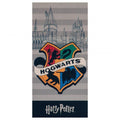 Front - Harry Potter Hogwarts Crest Beach Towel