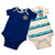 Front - Chelsea FC Baby Bodysuit (Pack of 2)