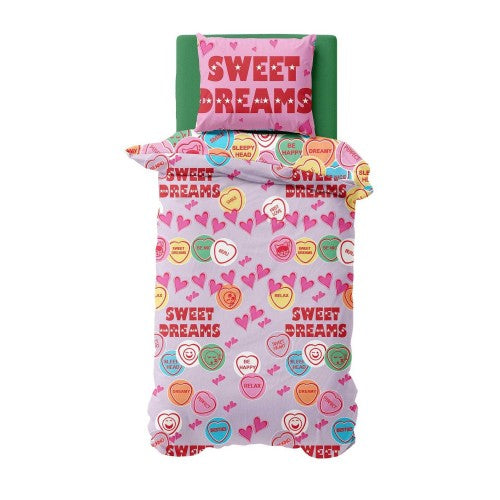 Front - K Collection Sweet Dreams Rotary Panel Duvet Set
