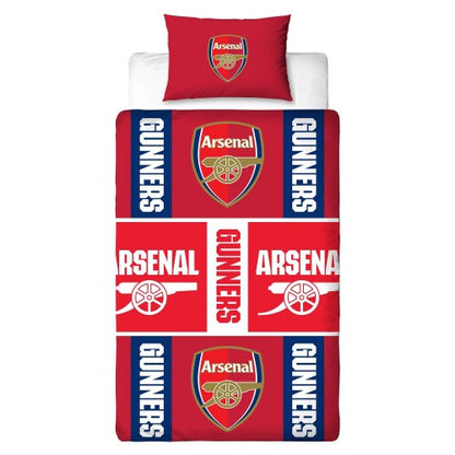 Front - Arsenal FC Gunners Reversible Crest Duvet Set