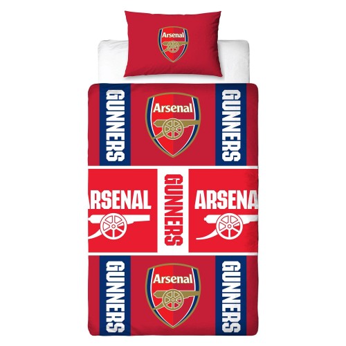 Front - Arsenal FC Gunners Reversible Crest Duvet Set